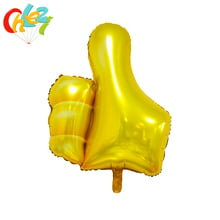 Globos dorados grande para fiesta de cumpleaños de bebé, decoración de fondo de fotografía, globos de helio con gestos, 1 Uds. 2024 - compra barato