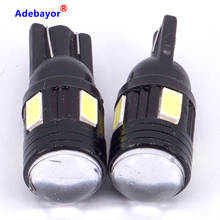 16 pcs/lot T10 6 SMD 5630 High Power 3W Super Bright wide instrument Indicator lamp 194 168 2825 W5W lamp LED Car Lights Bulb 2024 - buy cheap