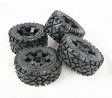 All Terrain Tires Wheels for 1/5 HPI KM ROVAN Baja 5B 2.0 RC Car Parts 4pcs 2024 - buy cheap