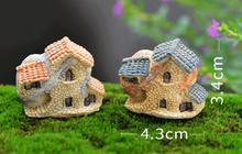 1 Pcs 15 Style Mini Small House Cottages Toys Crafts Figure Moss Terrarium Ornament Landscape Fairy Garden Supplies 2024 - buy cheap