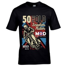 Camiseta estampada masculina 50 anos, coleção antiga moda retrô para homens, aniversário de 50 anos, roupa fitness 2024 - compre barato