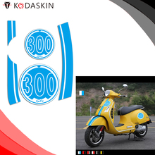 KODASKIN-pegatinas para motocicleta, Super emblema 2D, para vespa GTS300 G 2024 - compra barato