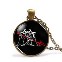 Steampunk 2017 New Undertale Asgore Game Gaming Gamer Handmade Necklace Pendant Jewelry Charm Gift Women Mens Chain 2024 - buy cheap