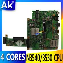 AK For Asus X453MA X403M F453M Laptop motherboard X453MA N3540/3530 CPU 4 CORES Mainboard test good 2024 - buy cheap