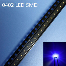 200PCS SMD/SMT 3V Ultra Bright Led Diode Chip Surface Mount 0402 1005 LED Diode Blue LED SMD 0402 High Quality 2024 - buy cheap