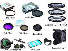 52mm Filter kit + Lens Hood + Cap + Cleaning pen for Nikon D3000 D3100 D3200 D3300 D5000 D5100 D5200 D5300 D5500 18-55mm lens 2024 - buy cheap