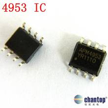 Free shipping 200pcs/lot SOP8 APM4953 IC SMD 4953 Dual P-Channel Enhancement Mode MOSFET for LED sign display drive power 2024 - buy cheap