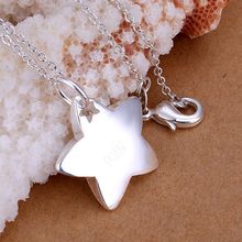 P032_2 Shining Necklaces For Women Charm Silver Color Fashion 925 Jewelry Star Star /aozajgga Atwajlda 2024 - buy cheap