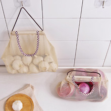 1 Pcs Reusable Mesh Bag Fruit Vegetable Garlic Onion Hanging Storage Bag Breathable Organizer Kitchen Accessories Home Tool 2024 - buy cheap