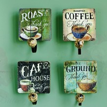 American Country Style Retro Cafe Bar Clothing Shop Wall Home Furnishing Living Room Decorative Wooden Clothes Hook 2024 - buy cheap