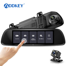 ADDKEY Full HD 1080 p Câmera Gravador DVR Carro 7.0 Polegada IPS Tela Sensível Ao Toque de Lente Dupla com Câmera de Visão Traseira auto Registrator Traço Cam 2024 - compre barato