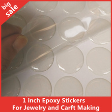 1 inch epoxy stickers adhesive circle stickers Self Adhesive Stickers 3D effect Clear Round Epoxy stickers Domes 100pcs 2024 - buy cheap