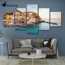 ArtSailing 5 Piece canvas painting italien mittelmeer Scenery HD Print pictures wall art Home Decoration For Living Room  poster 2024 - buy cheap