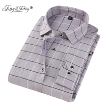 DAVYDAISY New Arrival Mens Casual Shirt 2019 Autumn Spring Long Sleeve Fashion Soft Floral Print Plaid Men Shirts Camisas DS-246 2024 - buy cheap