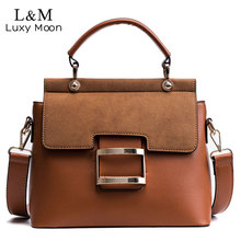 Women Bag Vintage Shoulder Bags 2020 Buckle PU Leather Handbags Crossbody Bags For Women Famous Brand sac main femme XA441H 2024 - buy cheap