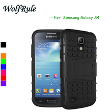 WolfRule sFor Case Samsung Galaxy S4 Cover Anti-knock Silicone +Plastic Case For Samsung Galaxy S4 Case i9500 For Samsung S4 Bag 2024 - buy cheap