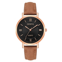 Zegarek Damski Casual Ladies Watches Business Work Womens Watch Leather Clock Gift Bayan Kol Saati 2019 Relojes Reloj Mujer 2024 - buy cheap
