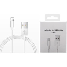 Оригинальный USB-кабель для синхронизации данных 1 м, 2 м, 8-контактный кабель для iPhone 7, 6, 8, зарядное устройство, зарядный Шнур для iPhone XS, MAX, XR, X, SE, 6s plus, iPad air pro 2024 - купить недорого