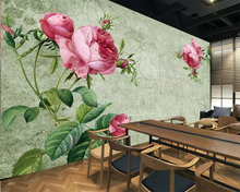 Beibehang 3d wallpaper European TV background rose living room bedroom mural home decoration restaurant wine bar mural wallpaper 2024 - buy cheap