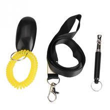 3 unids/set ultrasónico perro entrenamiento silbato con Entrenamiento de mascotas Clicker y cordón material para entrenamiento de perro 2024 - compra barato