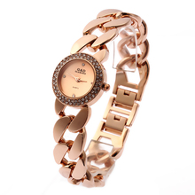 2016 новые модные женские наручные часы Аналоговые кварцевые часы браслет из нержавеющей стали розовое золото 2024 - купить недорого