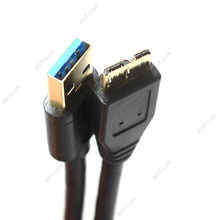 USB 3,0 кабель USB удлинитель Кабу USB 3,0 штекер Micro B Мужской кабель передачи данных для быстрой зарядки внешний жесткий для Samsung Note 3 S5 2024 - купить недорого