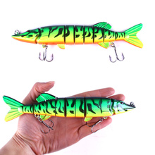 Big Pike Fishing Lure 8 Segments 20cm 70g Isca Artificial Crankbait Hard Bait Swimbait Pesca Lures for Bass Fishing Tackle 2024 - buy cheap