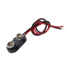 Conector de Clip de batería PP3, cable de alambre estañado, tipo I, 150mm, Negro, Rojo, L15, 9V 2024 - compra barato