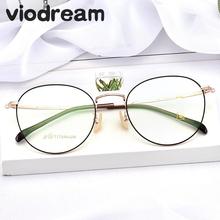 Viodream-Montura De gafas ópticas De polígono, marco De titanio, Ultra ligero, versión coreana 2024 - compra barato