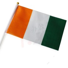 14 * 21 cm Cote d'Ivoire  hand signal waving flag small banner  flags 2024 - buy cheap