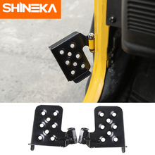 SHINEKA Metal Car Exterior Circular Hole Side Door Board Step Foot Pedal For Jeep Wrangler TJ 1997-2006 Car Styling Accessories 2024 - buy cheap