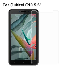 Oukitel C10 закаленное стекло стальная пленка Передняя защитная запасная часть для Oukitel C10 Защитная пленка для экрана мобильного телефона 2024 - купить недорого