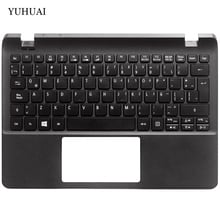 New LA laptop keyboard for Acer Aspire E3-111 V3-111 Latin Keyboard with Palmrest COVER 2024 - buy cheap