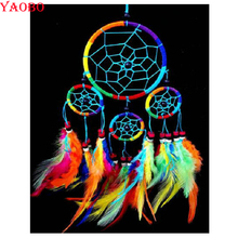 Full Square Drill 5D DIY Diamond Painting Dream Catcher Feather Patterns Bead Embroidery Cross Stitch 5D Home Decor accessories 2024 - buy cheap
