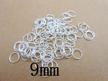 Free shipping 9MM 500pcs Sterling Silver Open Jump Ring Silver Components DIY Jewelry 925 silver findings opening rings 2024 - buy cheap
