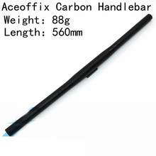 88g Aceoffix de fibra de carbono manillar de bicicleta de manubrio de carbono MTB 560mm para Brompton bicicleta de montaña Bridy partes 2024 - compra barato