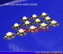 10pcs/lot High Power 1W 3W Cool / Warm White 3500K 6500K 4000K LED Bulb Chip Crystal Diodes Light With 20mm AL Star Base 2024 - buy cheap