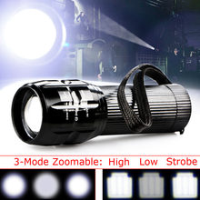 Светодиодный фонарик 2000 лм Q5, фонарик с 3 режимами, масштабируемый фонарь для кемпинга, езды на велосипеде, фонарь с питанием от батарейки AAA 2024 - купить недорого