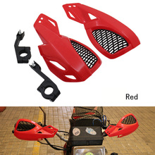 Грязевой велосипед 24 см ATV MX Мотокросс мотоциклетная защита для рук с комплектом креплений черная красная пластиковая Монтажная фурнитура 2024 - купить недорого