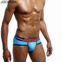 JOCKMAIL-ropa interior Sexy Gay para hombres, calzoncillos de algodón con estampado de estrellas, Bikini para hombres, bragas, 4 Uds. 2024 - compra barato