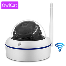 OwlCat Home Video Surveillance Wireless Indoor Dome IP Camera IR Wifi Full HD 1080P CCTV P2P Network Security Kamera SD Card 2024 - buy cheap