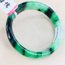 Zheru Jewelry Pure Natural Jadeite Bracelet Natural Dark Green Bicolor 52-62mm Female Princess Jade Bracelet 2024 - buy cheap