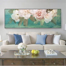 Abstract Flowers Oil Painting Posters and Prints Wall Art Canvas Painting Pink Rose Pictures for Living Room Home Decor No Frame 2024 - buy cheap