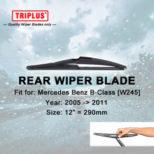 Rear Wiper Blade for Mercedes Benz B Class W245 (2005-2011) 1pc 12" 290mm,Car Rear Windscreen Wipers Back Windshield Blades 2024 - buy cheap