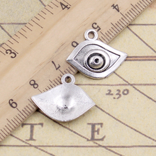 20pcs Charms Evil Eye 21x17mm Tibetan Silver Color Pendants Antique Jewelry Making DIY Handmade Craft 2024 - buy cheap