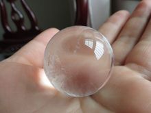 Free Shipping 04821 34mm natural clear quartz crystal sphere ball heal 2024 - buy cheap