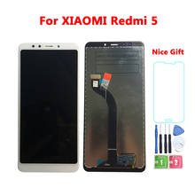 Оригинальный 5,7 ''дисплей для xiaomi redmi 5 ЖК-дисплей сенсорный экран панель дигитайзер с рамкой для xiaomi redmi 5 ЖК-экран 2024 - купить недорого