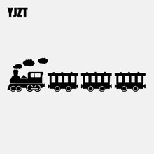 Yjzt 16.5cm * 4.2cm trem a vapor vinil adesivo do carro decalque arte decoração preto/prata C3-1755 2024 - compre barato