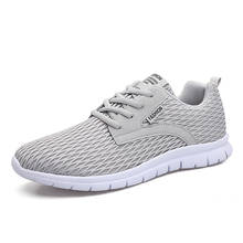 Trainers Summer New Men's Breathable Mesh Running Shoes Outdoor  Comfortable Ultra Light Athletic Sports Shoes Big Size 38-47 2024 - buy cheap