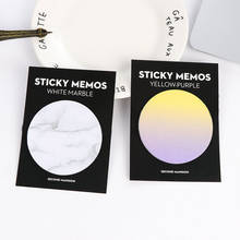 1pcs Circular memo pad paper Post  notes sticky notes notepad memo sticker stationery papeleria office school supplies kids gift 2024 - buy cheap